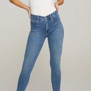 good american good waist crop frayed ends size 0 usa 25